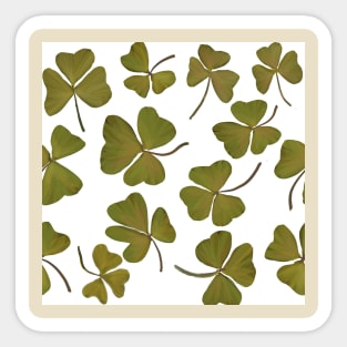 Green leaves Sticker